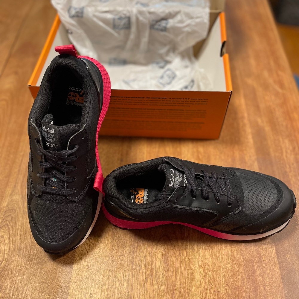 size 8 - Timberland PRO's Reaxion women's composite toe work shoes